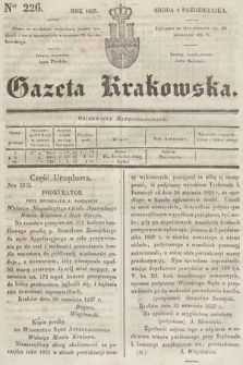 Gazeta Krakowska. 1837, nr 226