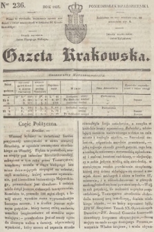 Gazeta Krakowska. 1837, nr 236