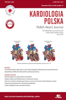Kardiologia Polska = Polish Heart Journal : the official peer-reviewed journal of the Polish Cardiac Society. Vol. 80, 2022, no. 12