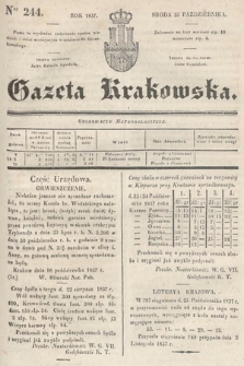 Gazeta Krakowska. 1837, nr 244