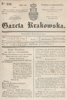 Gazeta Krakowska. 1837, nr 249