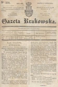 Gazeta Krakowska. 1837, nr 251