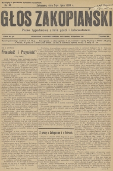 Głos Zakopiański : pismo tygodniowe z listą gości i informatorem. R.4, 1926, nr 16