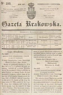 Gazeta Krakowska. 1837, nr 253