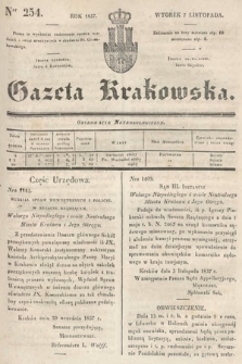 Gazeta Krakowska. 1837, nr 254