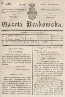 Gazeta Krakowska. 1837, nr 258