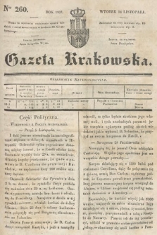 Gazeta Krakowska. 1837, nr 260