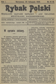 Rybak Polski. R.1, 1920, nr 9-10