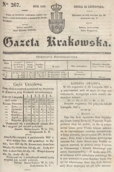 Gazeta Krakowska. 1837, nr 267