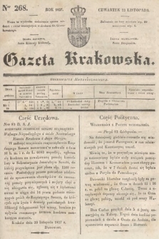 Gazeta Krakowska. 1837, nr 268
