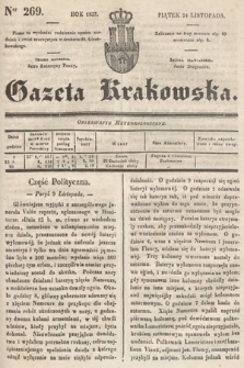Gazeta Krakowska. 1837, nr 269