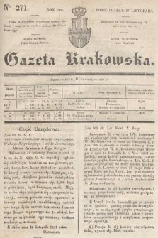 Gazeta Krakowska. 1837, nr 271