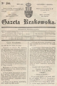 Gazeta Krakowska. 1837, nr 280