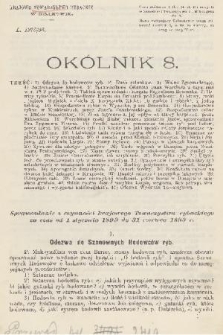 Okólnik. 1893, [Nr] 8