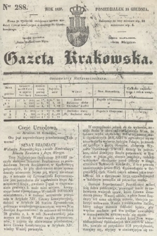 Gazeta Krakowska. 1837, nr 288
