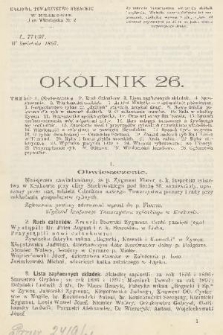 Okólnik. 1897, [Nr] 26