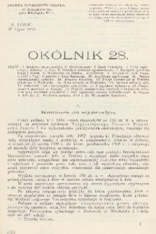 Okólnik. 1897, [Nr] 28