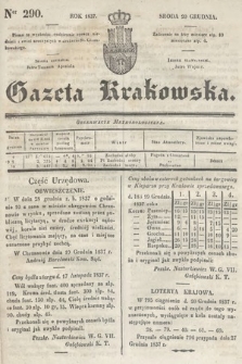 Gazeta Krakowska. 1837, nr 290
