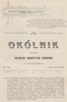 Okólnik : organ Krajowego Towarzystwa Rybackiego w Krakowie. 1901, [Nr] 54