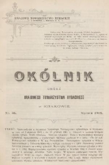 Okólnik : organ Krajowego Towarzystwa Rybackiego w Krakowie. 1902, [Nr] 56