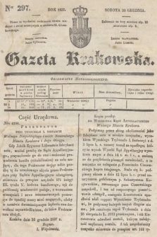 Gazeta Krakowska. 1837, nr 297