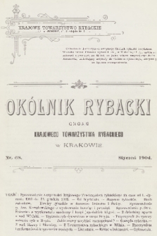 Okólnik Rybacki : organ Krajowego Towarzystwa Rybackiego w Krakowie. 1904, nr 68
