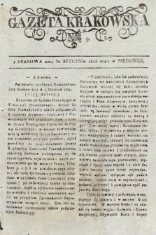 Gazeta Krakowska. 1825, nr 9