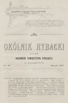 Okólnik Rybacki : organ Krajowego Towarzystwa Rybackiego w Krakowie. 1907, nr 90