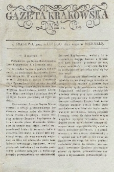 Gazeta Krakowska. 1825, nr 11