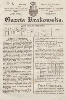 Gazeta Krakowska. 1834, nr 6