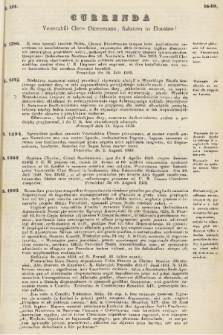 Currenda : venerabili clero dioecesano salutem in Domino!. 1849, Nro 3 (pierwsze wydanie)