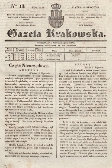 Gazeta Krakowska. 1834, nr 13