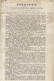 Currenda : venerabili clero dioecesano salutem in Domino!. 1849, Nro 3 (drugie wydanie)