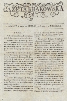 Gazeta Krakowska. 1825, nr 15