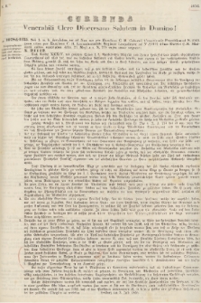 Currenda : venerabili clero dioecesano salutem in Domino!. 1856, Nro 2