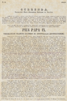 Currenda : venerabili clero dioecesano salutem in Domino!. 1858, Nro 1