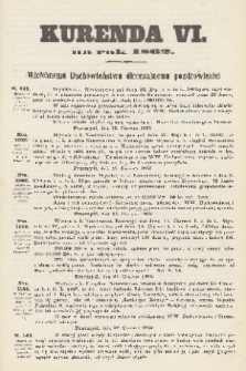 Kurenda na Rok 1862 : Wielebnemu Duchowieństwu diecezalnemu pozdrowienie! 1862, C. 6