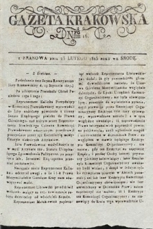 Gazeta Krakowska. 1825, nr 16