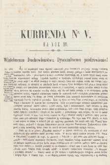 Kurrenda na Rok 1865, K. 5