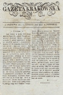 Gazeta Krakowska. 1825, nr 17