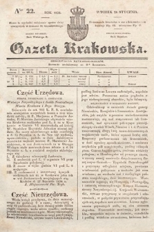 Gazeta Krakowska. 1834, nr 22
