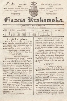 Gazeta Krakowska. 1834, nr 24