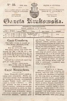 Gazeta Krakowska. 1834, nr 25