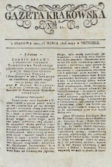 Gazeta Krakowska. 1825, nr 21