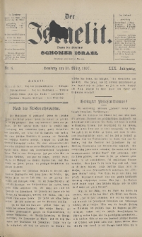 Der Israelit : Organ der Vereines Schomer Israel. 1897, nr 6