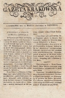 Gazeta Krakowska. 1825, nr 25