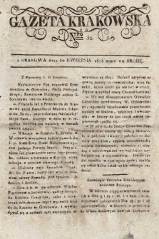 Gazeta Krakowska. 1825, nr 32