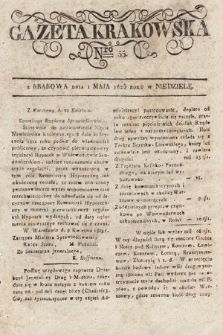 Gazeta Krakowska. 1825, nr 35