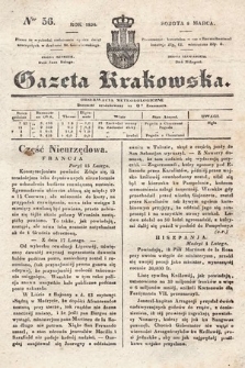 Gazeta Krakowska. 1834, nr 56