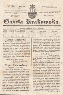 Gazeta Krakowska. 1834, nr 64